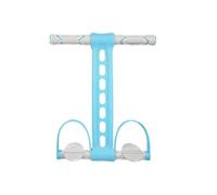 VLQXKDPOI Pedal resistance band, Puller Resistance Band,with Handles Workout Equipment | Metal Tube Device | for Home Gym Strength Training Stretching Fitness Leg Arm Abdomen Waist(Blue)