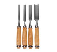 VLRBFDOI 4 Pieces Wood Chisel Set Professional Carpenter Engraving Chisel Set for Carpentry for Woodworking, Carving Beginners Hobbyists,Silver