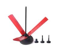 VLRBFDOI Red,Arrow Fletching Jig, Fletching Jig for Fletching Glue, Straight Helix Tower Fletch Tool Arrow Fletching Bonding Tool Archery Fletching Jig with Scale