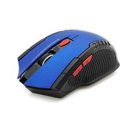 VLRBFDOI Wireless Bluetooth Mouse, High Performance Gaming Ergonomic 2.4Ghz Computer Mouse with 6 Keys, Rechargeable, Multi-Device Compatible,Blue