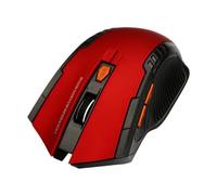 VLRBFDOI Wireless Bluetooth Mouse, High Performance Gaming Ergonomic 2.4Ghz Computer Mouse with 6 Keys, Rechargeable, Multi-Device Compatible,Red