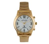 VLRC-208EXP Ladies Radio-Controlled Talking Watch 9ct Gold-Plated Case; Speaks Time & Date etc; Ideal for Visually Impaired, Blind & Elderly, 2 Year Guarantee, UKs No1 for Quality Service and Choice