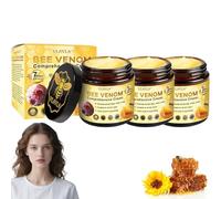 VLSVLS Bee Venom Comprehensive Cream, Professional Bee Venom Care Cream, VLSVLS Bee Venom Skin Repair Cream, Deeply Reduces Wrinkles, Suitable for All Skin Types (3)
