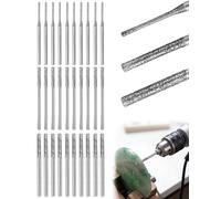 VLUNT 30pcs Diamond Grinding Drill Bits Compatible with Dremel Rotary Tools