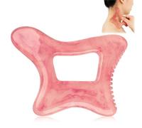 VLUNT Body Gua Sha Tool, Large Resin Lymphatic Massage Tool for Face & Body, Multi-Functional Back Massager for Neck, Shoulders, Arms, Legs & Fascia, Serrated Guasha Massage Tool