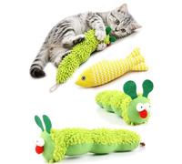 VLUNT Catnip Toys for Cats Plush Cat Nip Toys Cats Set 3 Pack