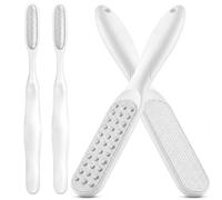 VLUNT Double Sided Pedicure Foot File & Mini Foot Exfoliators for Toe Gaps