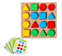 VLUNT Wooden Dementia Games for Adults, Memory Aids & Brain Training, Dementia Puzzles, Fidget Toys & Hand Games for Elderly, Cognitive Activities, Memory Card Game, Dementia Gifts
