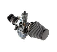 VM22 26mm Carburetor Carb Performance Intake Pipe Mainfold 38mm Air Filter Kit For Predator 212cc 196cc For GX160 GX200 OUSDUO(Set black)