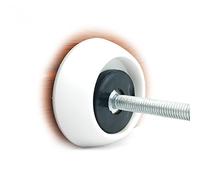 Vmaisi Baby Gate Wall Protector - Protect Walls from Pressure Mounted Pet Dog Gates, 4 Pack White