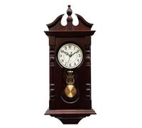 vmarketingsite Grandfather Wall Clocks Battery Operated for Living Room Decor, Traditional Wood Wall Pendulum Clock with Westminster Chime, Makes A Great Housewarming Or Birthday Gift