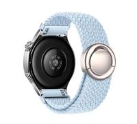 VMBVBHMDF 18/20/22mm Universal Braided Nylon Parachute Buckle Watch Strap Fit For Garmin Venu 4/3/2s Vivoactive 6/5/4/3 Replacement Strap(Light Blue,18mm)