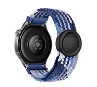 VMBVBHMDF 18/20/22mm Universal Braided Nylon Parachute Buckle Watch Strap Fit For Garmin Venu 4/3/2s Vivoactive 6/5/4/3 Replacement Strap(Blueberry,18mm)