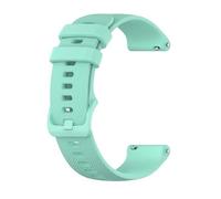 VMBVBHMDF 18 20 22mm Universal Flat Silicone Strap Suitable For Garmin Venu 4/3/2s Vivoactive 6/5/4/3 Forerunner 245 Replacement Strap(Blue,20mm)