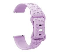 VMBVBHMDF 18 20 22mm Universal Leopard Print Silicone Strap Fit For Garmin Venu 3S/Forerunner 265/265S 255S 255 Replacement Strap(Lavender color,20mm)