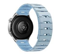 VMBVBHMDF 18mm 20mm 22mm universal scale silicone strap suitable fit for Samsung Galaxy Watch 4/5/6/7 Gear S3/Active2 silicone strap replacement bracelet(Blue Cloud,20mm)
