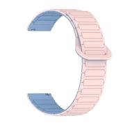 VMBVBHMDF 18mm 20mm 22mm universal three bead herringbone silicone strap, suitable fit for Garmin Venu 3 165 245 645 255 265 265 replacement strap(Silty Blue,20mm)