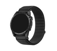 VMBVBHMDF 20/22/26mm Quick-release Nylon Strap Fit For Garmin Fenix 8/Tactix 8/Quatix 8 Sports Wristband(Black,20mm)