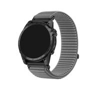 VMBVBHMDF 20/22/26mm Quick-release Nylon Strap Fit For Garmin Fenix 8/Tactix 8/Quatix 8 Sports Wristband(Dark grey,20mm)
