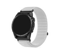 VMBVBHMDF 20/22/26mm Quick-release Nylon Strap Fit For Garmin Fenix 8/Tactix 8/Quatix 8 Sports Wristband(Pearl white,20mm)