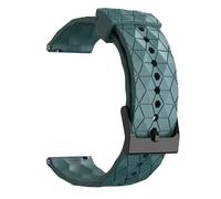 VMBVBHMDF 20 22mm Universal Sports Soccer Pattern Rubber Strap Fit For Samsung Gear S3 Frontier/Galaxy Watch 7/6/5/Active 2 Replacement Strap(Rock blue,22mm)