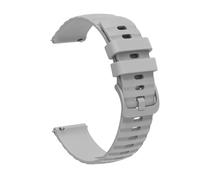 VMBVBHMDF 20 22MM Universal Wave Pattern Two Color Silicone Strap Fit For Garmin Venu 4/3/2s Vivoactive 6/5/4/3 Forerunner 570 Replacement Strap(Gray,22mm)