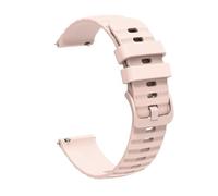 VMBVBHMDF 20 22MM Universal Wave Pattern Two Color Silicone Strap Fit For Garmin Venu 4/3/2s Vivoactive 6/5/4/3 Forerunner 570 Replacement Strap(Pink,22mm)