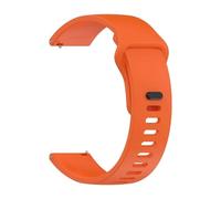 VMBVBHMDF 20mm 22mm Silicone Band Fit For Samsung Galaxy Watch 3/4/5 Pro 45mm 40 44mm S3 Bracelet Galaxy Watch 7 6 Watch Strap(Orange,20MM)