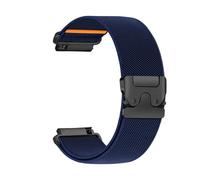 VMBVBHMDF 20mm 22mm Universal Parachute Nylon Watch Strap Fit For Garmin Venu 4/3/2s Vivoactive 6/5/4/3 Forerunner 245 Replacement Strap(Midnight blue,22mm)