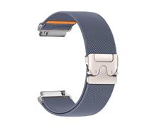 VMBVBHMDF 20mm 22mm Universal Parachute Nylon Watch Strap Fit For Garmin Venu 4/3/2s Vivoactive 6/5/4/3 Forerunner 245 Replacement Strap(Blue gray,22mm)