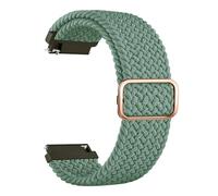 VMBVBHMDF 20mm 22mm Universal Quick Release Elastic Braided Watch Strap Fit For Garmin Forerunner 55 165 265 965 255 Active Replacement Strap(Green,20mm)