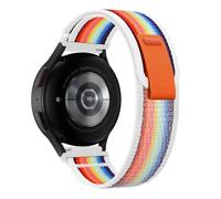 VMBVBHMDF 20mm 22mm Universal Quick Release Nylon Strap Fit For Garmin Vivoactive 4 5 Forerunner 255 265 Replacement Strap(Colorful,22MM)