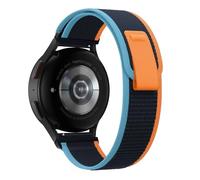 VMBVBHMDF 20mm 22mm Universal Quick Release Nylon Strap Fit For Garmin Vivoactive 4 5 Forerunner 255 265 Replacement Strap(Deep navy,22MM)