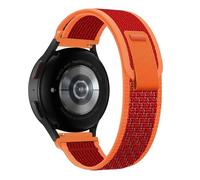 VMBVBHMDF 20mm 22mm Universal Quick Release Nylon Strap Fit For Garmin Vivoactive 4 5 Forerunner 255 265 Replacement Strap(Red orange,20MM)