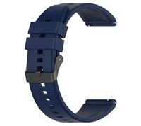 VMBVBHMDF 20mm 22mm Universal Sports Silicone Strap Fit For Garmin Venu 4/3/2s Vivoactive 6/5/4/3 Forerunner 570 Replacement Strap(Midnight blue,22mm)