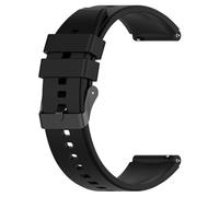 VMBVBHMDF 20mm 22mm Universal Sports Silicone Strap Fit For Garmin Venu 4/3/2s Vivoactive 6/5/4/3 Forerunner 570 Replacement Strap(Black,22mm)
