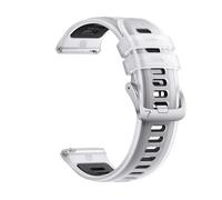 VMBVBHMDF 20mm Jelly Two Color Sports Silicone Strap Suitable Fit For Garmin Forerunnner570 Replacement Bracelet(Jelly black)