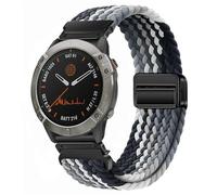 VMBVBHMDF 22 26mm Elastic Quick Fit Nylon Strap Enduro2 Wristband Fit For Garmin Fenix5 5XPlus 6 6XPro 7 7XPro 8 Bracelet Tactix7Pro WatchBand(Gray camouflage,22mm)