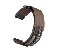 VMBVBHMDF 22mm 26mm Quick Release Tactical Nylon Strap Suitable Fit For Garmin Fenix 7X 8 7 Pro Fenix 6X 6 5X 5Plus Tactix 7 Enduro 3 2 Replacement Strap(Brown,22mm)