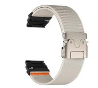 VMBVBHMDF 22mm 26mm Quickfit Nylon Strap Fit For Garmin Descent Mk3i 51mm Mk2 Bracelet Fit For Garmin Enduro 2 MARQ/Epix Gen 2 Sports Band Accessories(White 2,22mm)