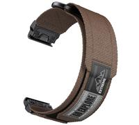 VMBVBHMDF 22mm 26mm QuickFit Watch Band Fit For Garmin Fenix 8 7 7X 6 6X 5X Plus/Epix Pro Gen 2 47mm 51mm/Tactix 7/Enduro 3 Sports Nylon Strap(Brown,22mm)