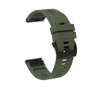 VMBVBHMDF 22mm 26mm Silicone Strap Fit For Garmin Fenix 6X 6 Sapphire /7X 7 Pro Solar 5 5X Plus 3 3HR/Epix Approach S62 60 QuickFit Watch Band(Armygreen,26mm)