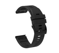 VMBVBHMDF 22mm 26mm Silicone Strap Fit For Garmin Fenix 6X 6 Sapphire /7X 7 Pro Solar 5 5X Plus 3 3HR/Epix Approach S62 60 QuickFit Watch Band(Black,26mm)
