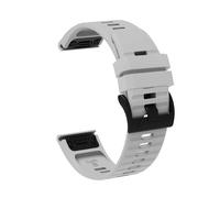 VMBVBHMDF 22mm 26mm Silicone Strap Fit For Garmin Fenix 6X 6 Sapphire /7X 7 Pro Solar 5 5X Plus 3 3HR/Epix Approach S62 60 QuickFit Watch Band(Grey,26mm)