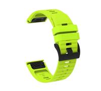 VMBVBHMDF 22mm 26mm Silicone Strap Fit For Garmin Fenix 6X 6 Sapphire /7X 7 Pro Solar 5 5X Plus 3 3HR/Epix Approach S62 60 QuickFit Watch Band(Green,26mm)