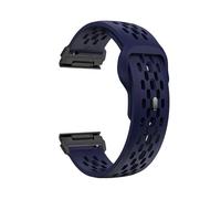 VMBVBHMDF 22mm 26mm Silicone Strap Fit For Garmin Fenix 8 7X 7 6 6X Pro Epix Pro Gen2 47mm 51mm//Fenix 5X Plus Tactix7 Quick Fit Band Bracelet(Dark blue,22MM)