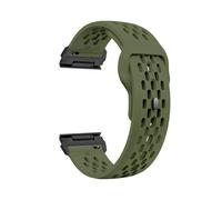 VMBVBHMDF 22mm 26mm Silicone Strap Fit For Garmin Fenix 8 7X 7 6 6X Pro Epix Pro Gen2 47mm 51mm//Fenix 5X Plus Tactix7 Quick Fit Band Bracelet(Military green,26MM)