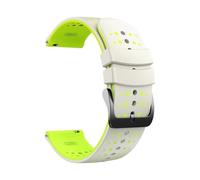 VMBVBHMDF 22mm Starry Sky Dual Color Quick Release Silicone Strap Suitable For Suunto 5 9 Peak Pro/RACE 2 S Run Ocean Replacement Strap(Starlight Green)