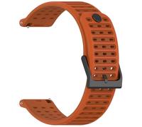 VMBVBHMDF 22MM Universal Striped Dual Color Silicone Strap Fit For Huawei Watch GT6/GT6Pro GT5 GT4 GT3 46mm Replacement Strap(Twilight Orange)
