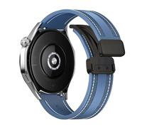 VMBVBHMDF 22mm Universal Woven Silicone Strap Fit For Huawei Watch GT6/GT6Pro GT5 GT4 GT3 46mm Replacement Strap(Blue)